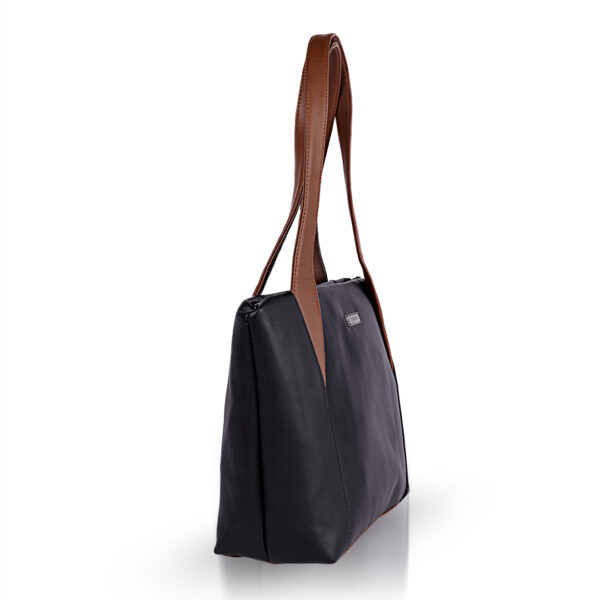 Classic Black Tote Bag For Office - Image 3