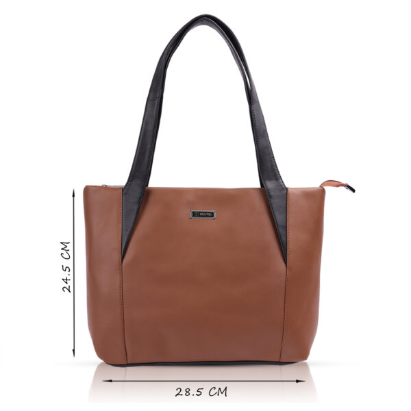 Classic Brown Tote Bag for Office - Image 5